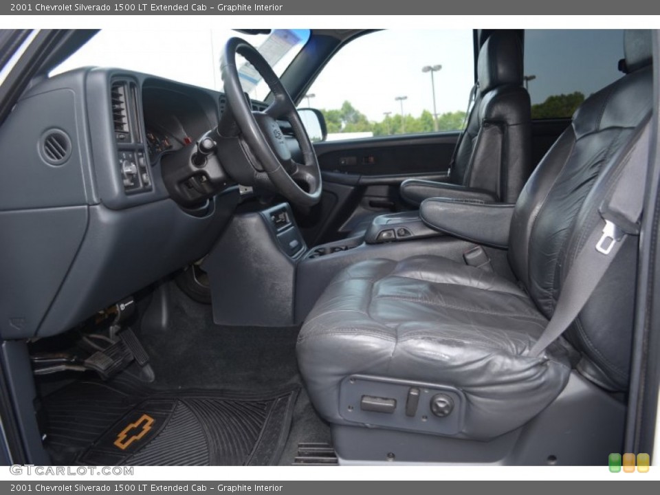 Graphite Interior Front Seat for the 2001 Chevrolet Silverado 1500 LT Extended Cab #83542503