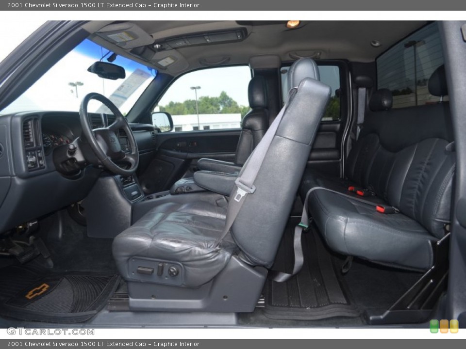 Graphite Interior Photo for the 2001 Chevrolet Silverado 1500 LT Extended Cab #83542542