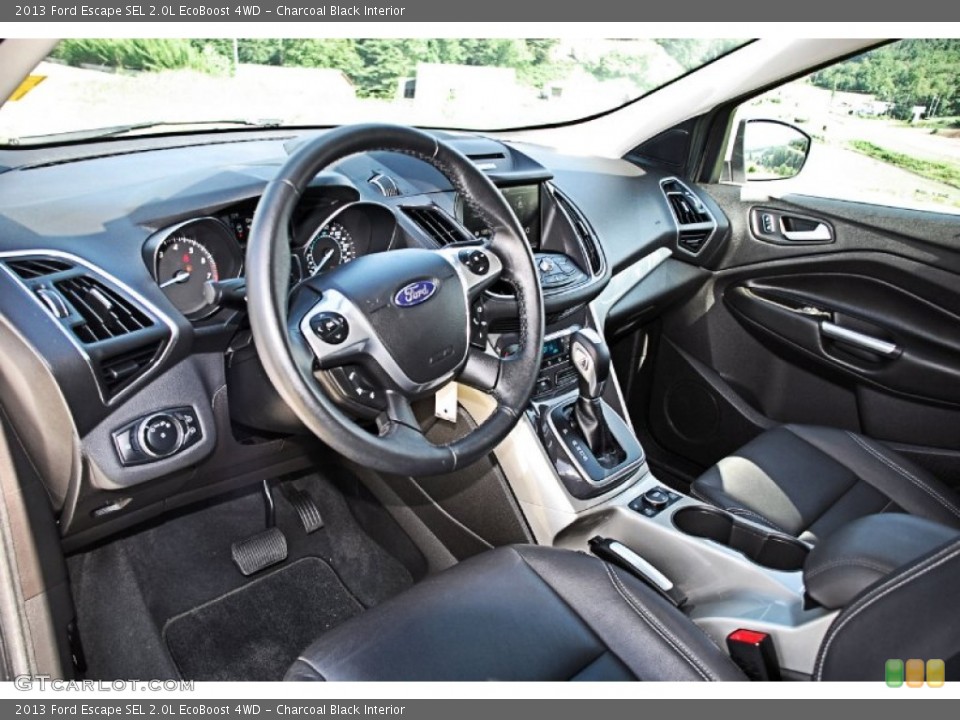 Charcoal Black Interior Prime Interior for the 2013 Ford Escape SEL 2.0L EcoBoost 4WD #83543187