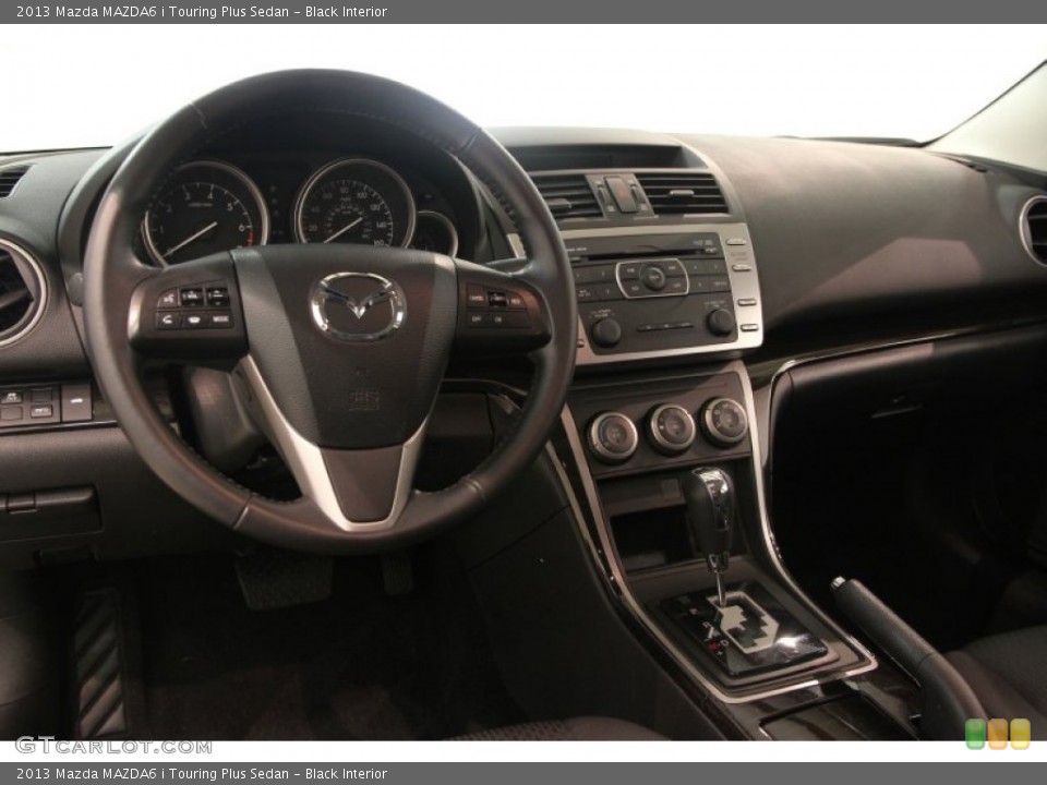 Black Interior Dashboard for the 2013 Mazda MAZDA6 i Touring Plus Sedan #83543367