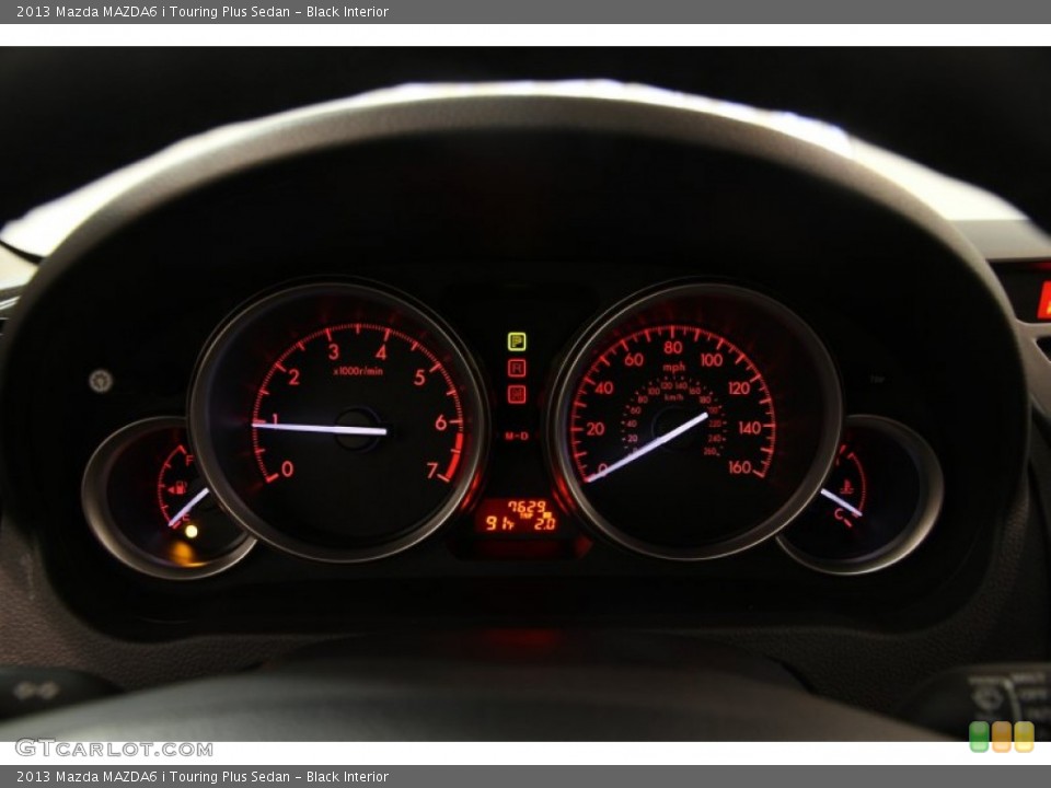 Black Interior Gauges for the 2013 Mazda MAZDA6 i Touring Plus Sedan #83543415