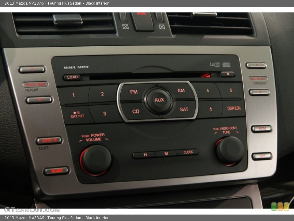 Black Interior Controls for the 2013 Mazda MAZDA6 i Touring Plus Sedan #83543454