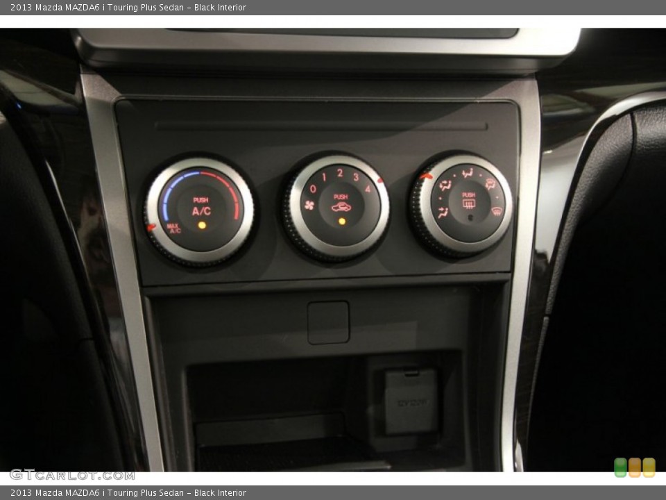 Black Interior Controls for the 2013 Mazda MAZDA6 i Touring Plus Sedan #83543475