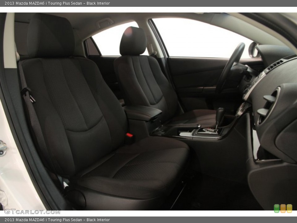 Black Interior Front Seat for the 2013 Mazda MAZDA6 i Touring Plus Sedan #83543535