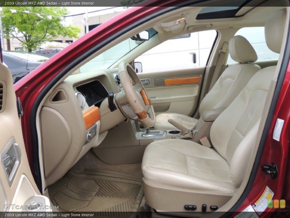 Light Stone Interior Photo for the 2009 Lincoln MKZ AWD Sedan #83544471