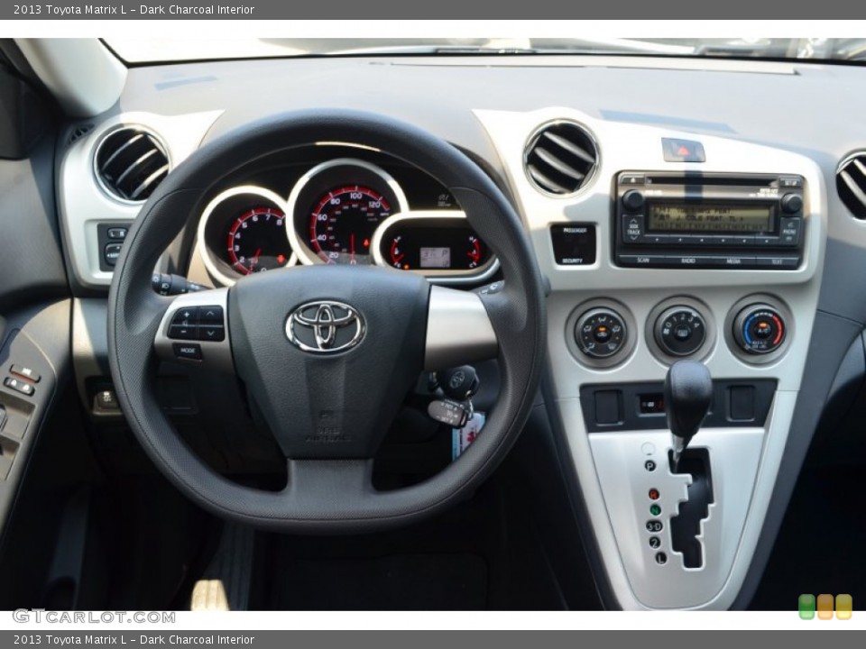 Dark Charcoal Interior Dashboard for the 2013 Toyota Matrix L #83544651