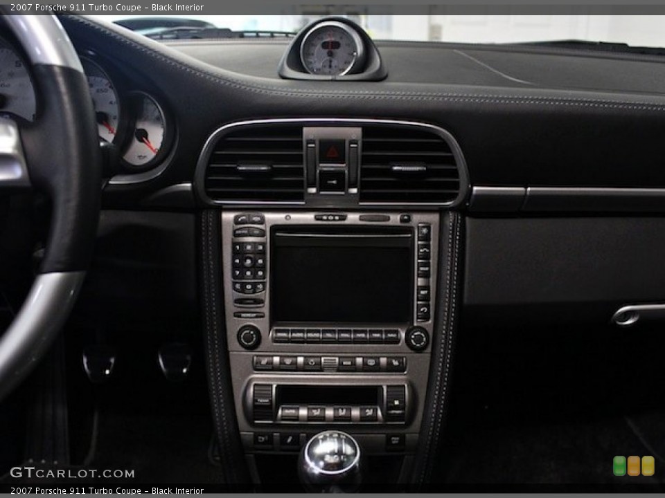Black Interior Controls for the 2007 Porsche 911 Turbo Coupe #83545683