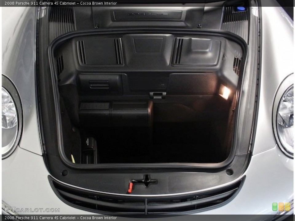 Cocoa Brown Interior Trunk for the 2008 Porsche 911 Carrera 4S Cabriolet #83546493