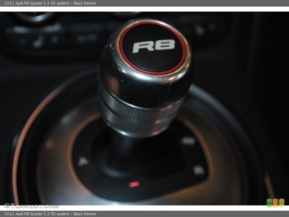 Black Interior Transmission for the 2012 Audi R8 Spyder 5.2 FSI quattro #83547177