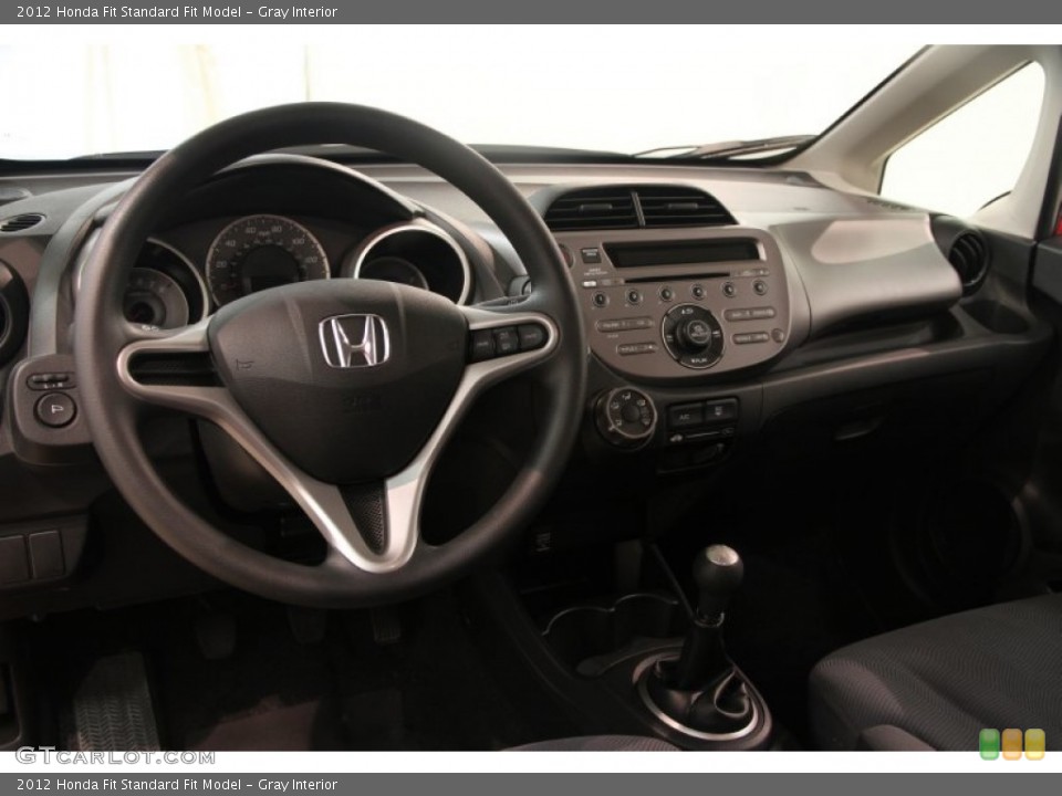Gray Interior Dashboard for the 2012 Honda Fit  #83547306