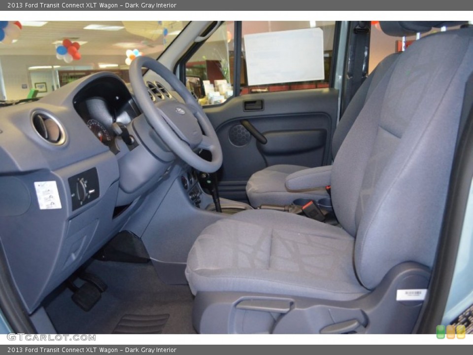 Dark Gray Interior Front Seat for the 2013 Ford Transit Connect XLT Wagon #83547339