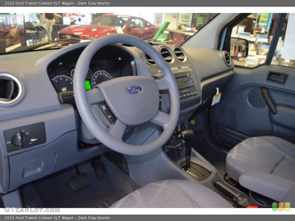Dark Gray Interior Dashboard for the 2013 Ford Transit Connect XLT Wagon #83547363