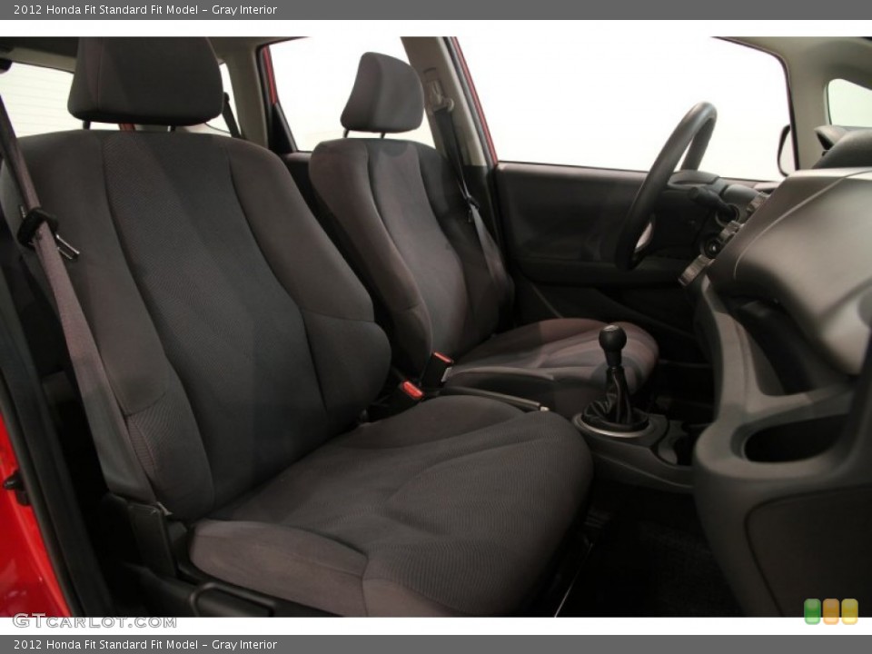 Gray Interior Front Seat for the 2012 Honda Fit  #83547435
