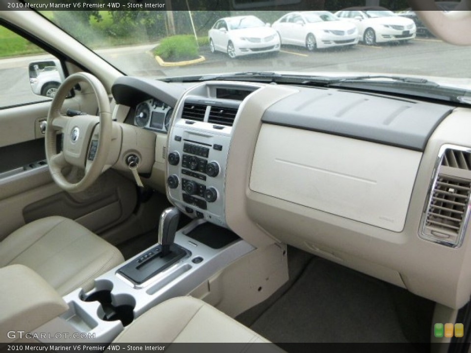 Stone Interior Dashboard for the 2010 Mercury Mariner V6 Premier 4WD #83547855
