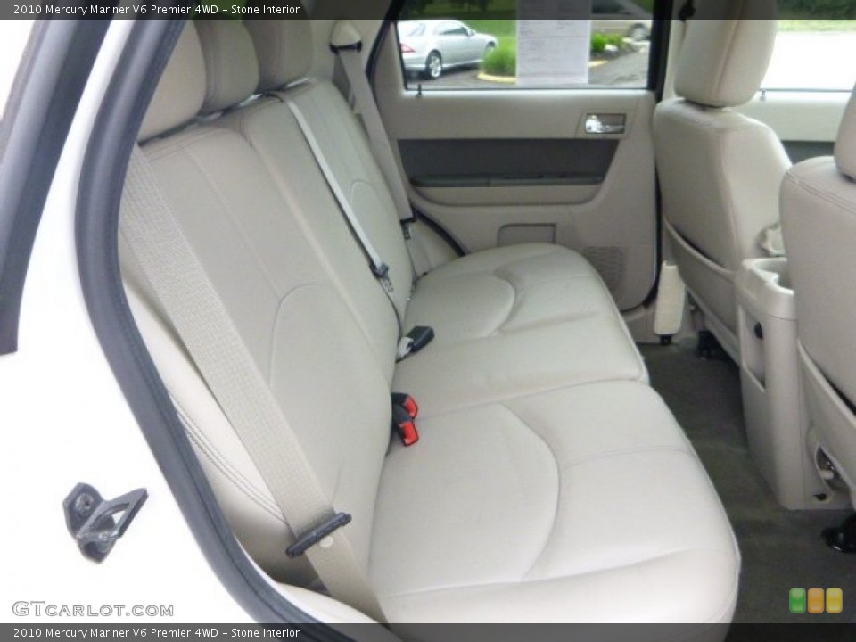 Stone Interior Rear Seat for the 2010 Mercury Mariner V6 Premier 4WD #83547900