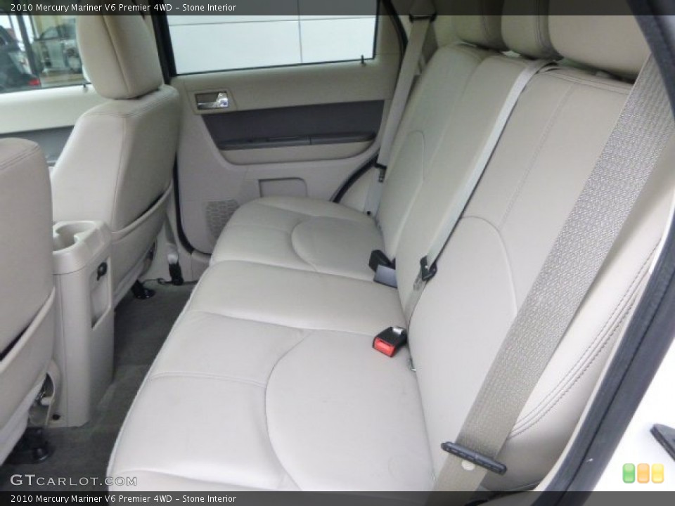 Stone Interior Rear Seat for the 2010 Mercury Mariner V6 Premier 4WD #83547948