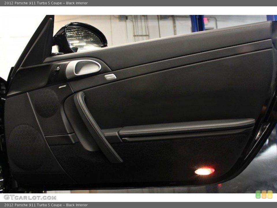 Black Interior Door Panel for the 2012 Porsche 911 Turbo S Coupe #83548047