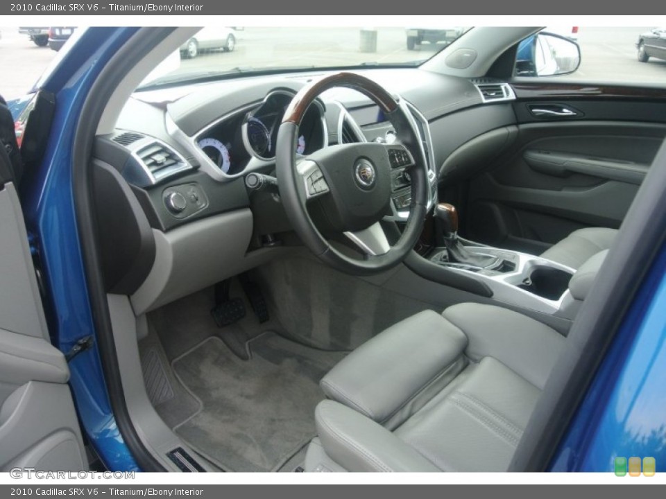 Titanium/Ebony 2010 Cadillac SRX Interiors