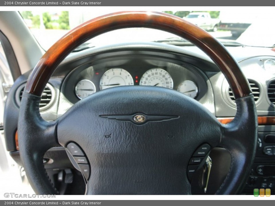 Dark Slate Gray Interior Steering Wheel for the 2004 Chrysler Concorde Limited #83549607