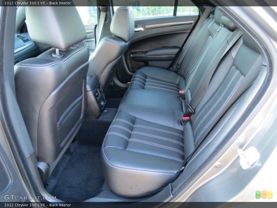 Black Interior Rear Seat for the 2012 Chrysler 300 S V6 #83550144