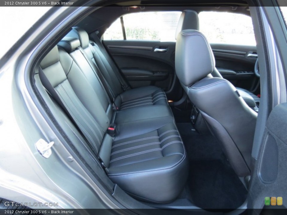 Black Interior Rear Seat for the 2012 Chrysler 300 S V6 #83550267