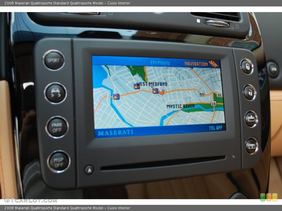 Cuoio Interior Navigation for the 2008 Maserati Quattroporte  #83550645