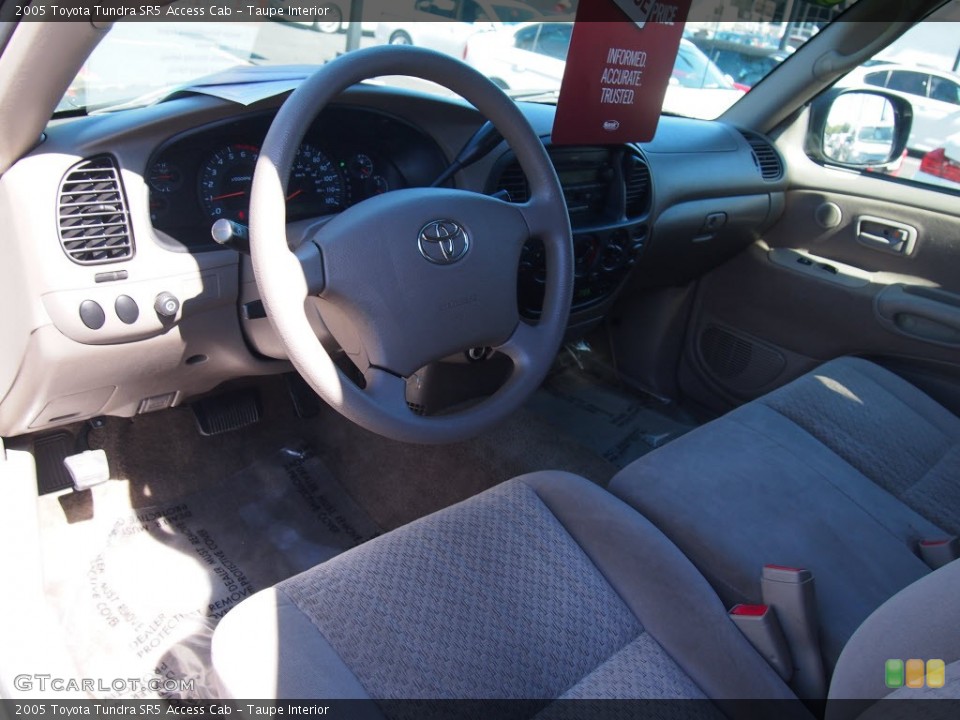 Taupe Interior Prime Interior for the 2005 Toyota Tundra SR5 Access Cab #83551266