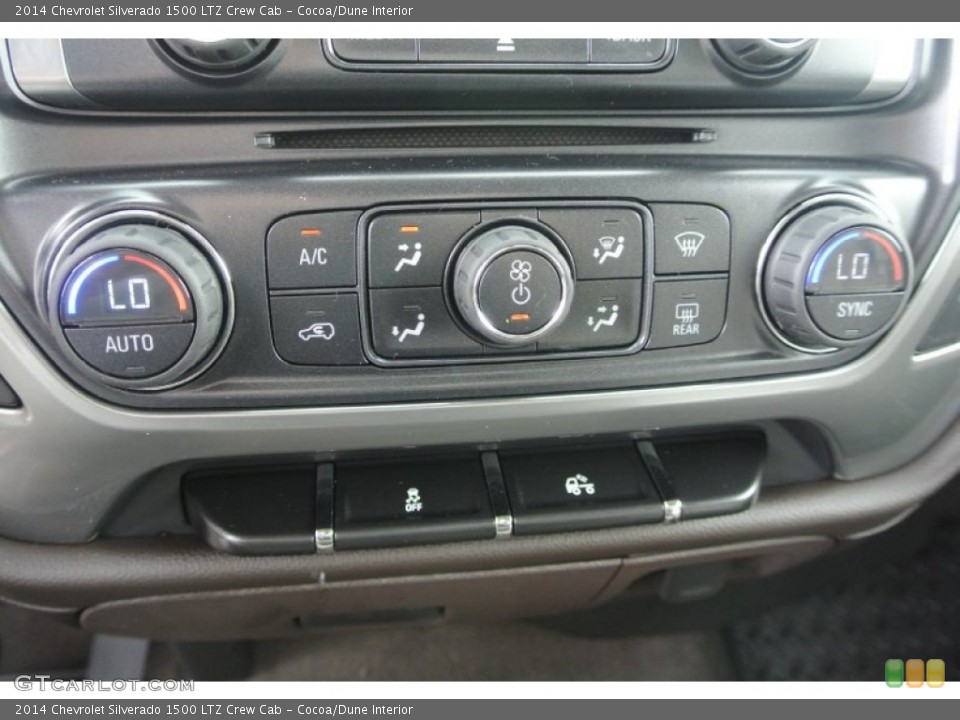 Cocoa/Dune Interior Controls for the 2014 Chevrolet Silverado 1500 LTZ Crew Cab #83551736