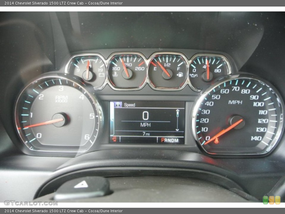 Cocoa/Dune Interior Gauges for the 2014 Chevrolet Silverado 1500 LTZ Crew Cab #83551785