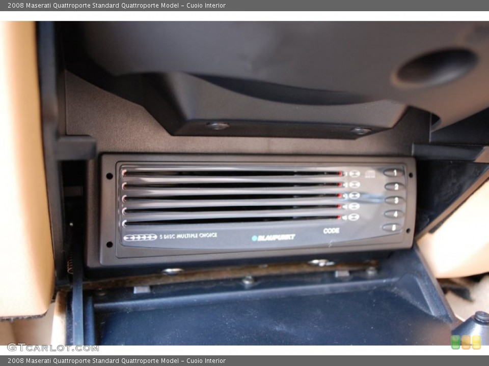Cuoio Interior Audio System for the 2008 Maserati Quattroporte  #83552109