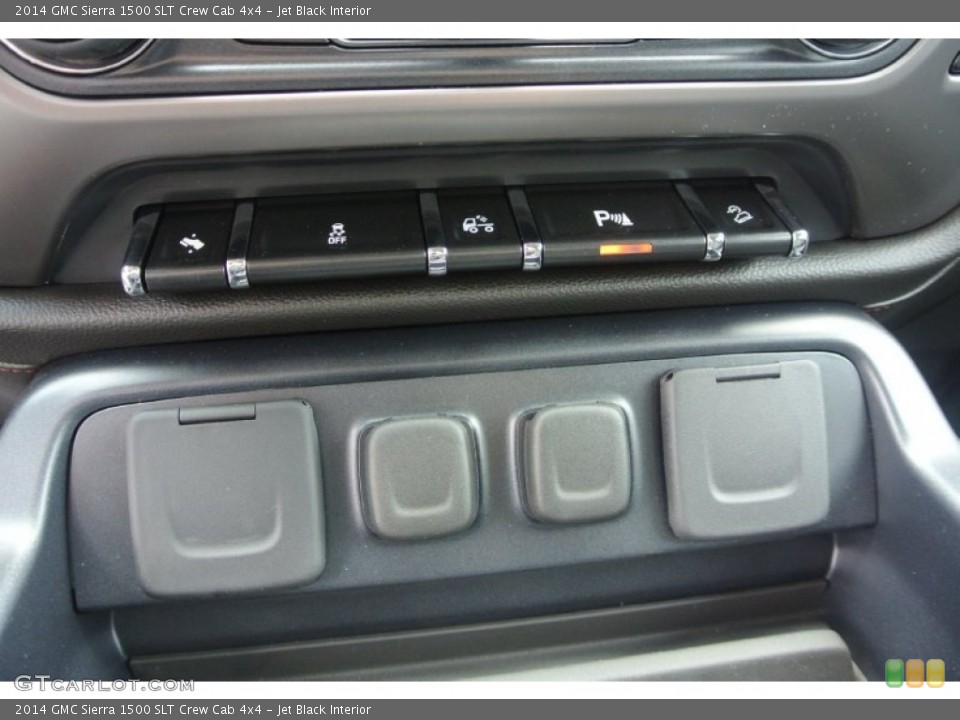 Jet Black Interior Controls for the 2014 GMC Sierra 1500 SLT Crew Cab 4x4 #83553342
