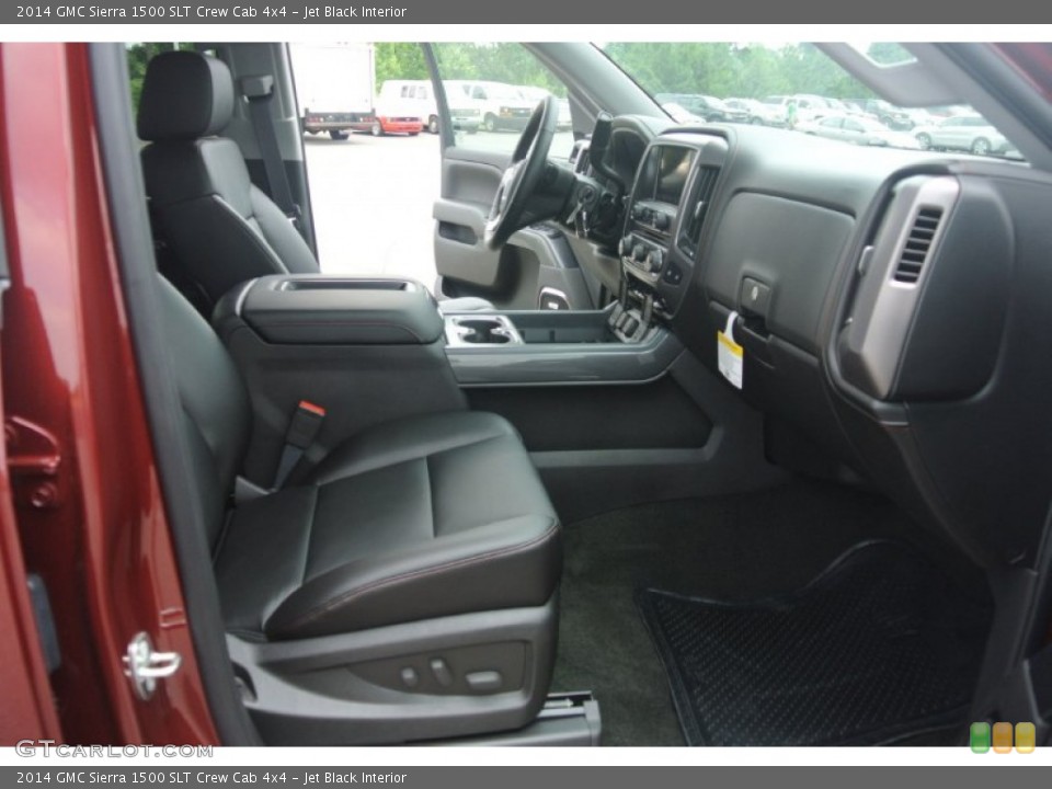 Jet Black Interior Photo for the 2014 GMC Sierra 1500 SLT Crew Cab 4x4 #83553522