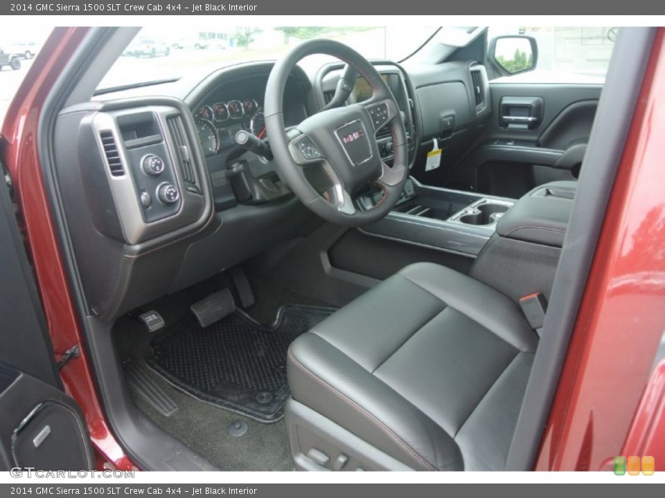 Jet Black Interior Prime Interior for the 2014 GMC Sierra 1500 SLT Crew Cab 4x4 #83553618