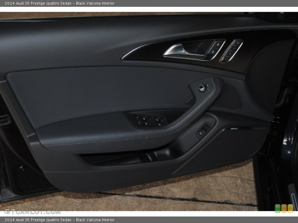 Black Valcona Interior Door Panel for the 2014 Audi S6 Prestige quattro Sedan #83553828