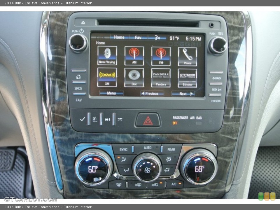 Titanium Interior Controls for the 2014 Buick Enclave Convenience #83553887