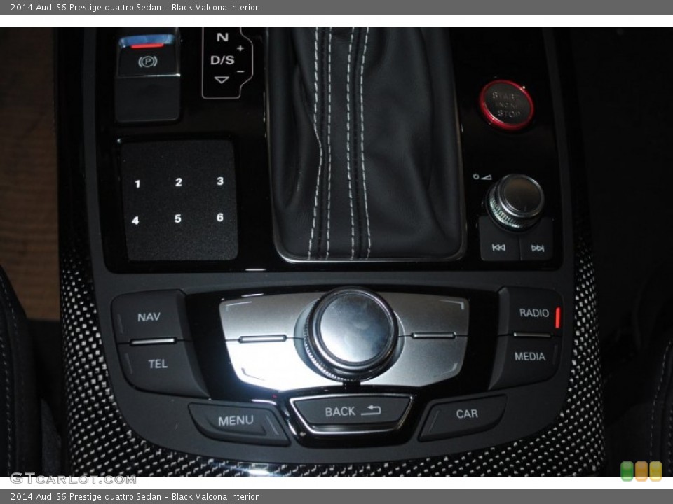 Black Valcona Interior Controls for the 2014 Audi S6 Prestige quattro Sedan #83554230