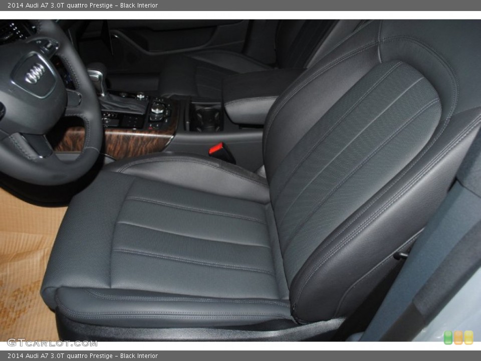 Black Interior Front Seat for the 2014 Audi A7 3.0T quattro Prestige #83554797
