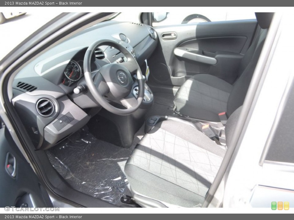 Black Interior Prime Interior for the 2013 Mazda MAZDA2 Sport #83555205