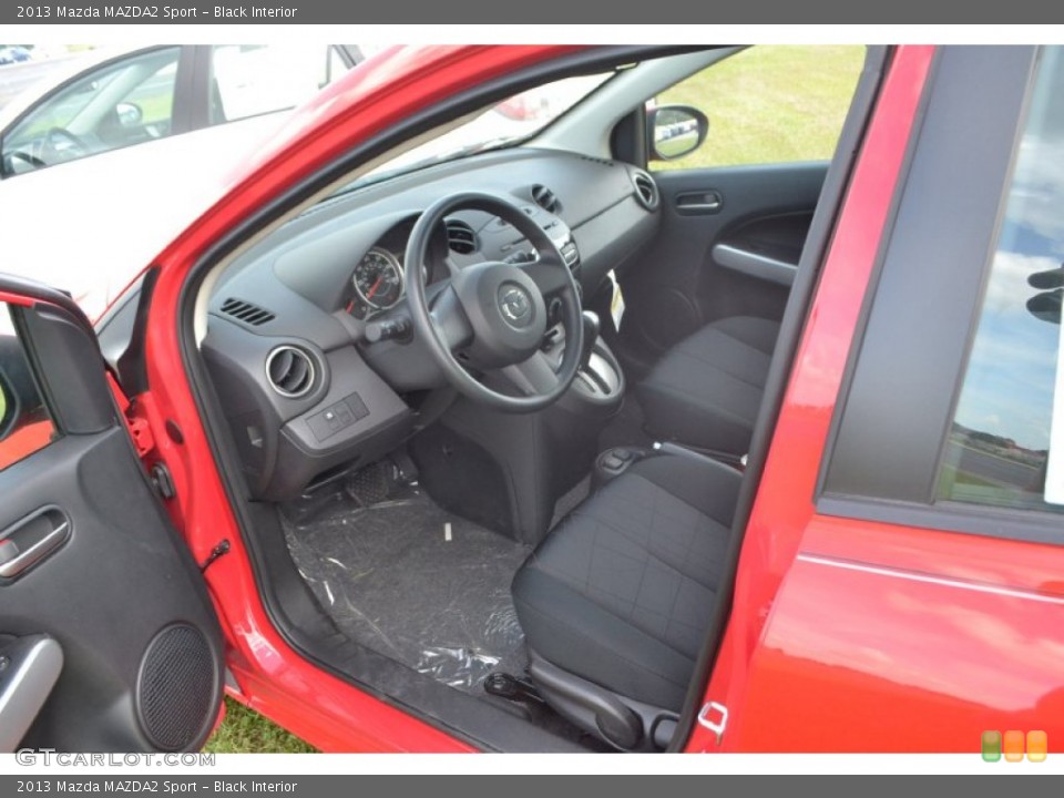 Black Interior Prime Interior for the 2013 Mazda MAZDA2 Sport #83555331