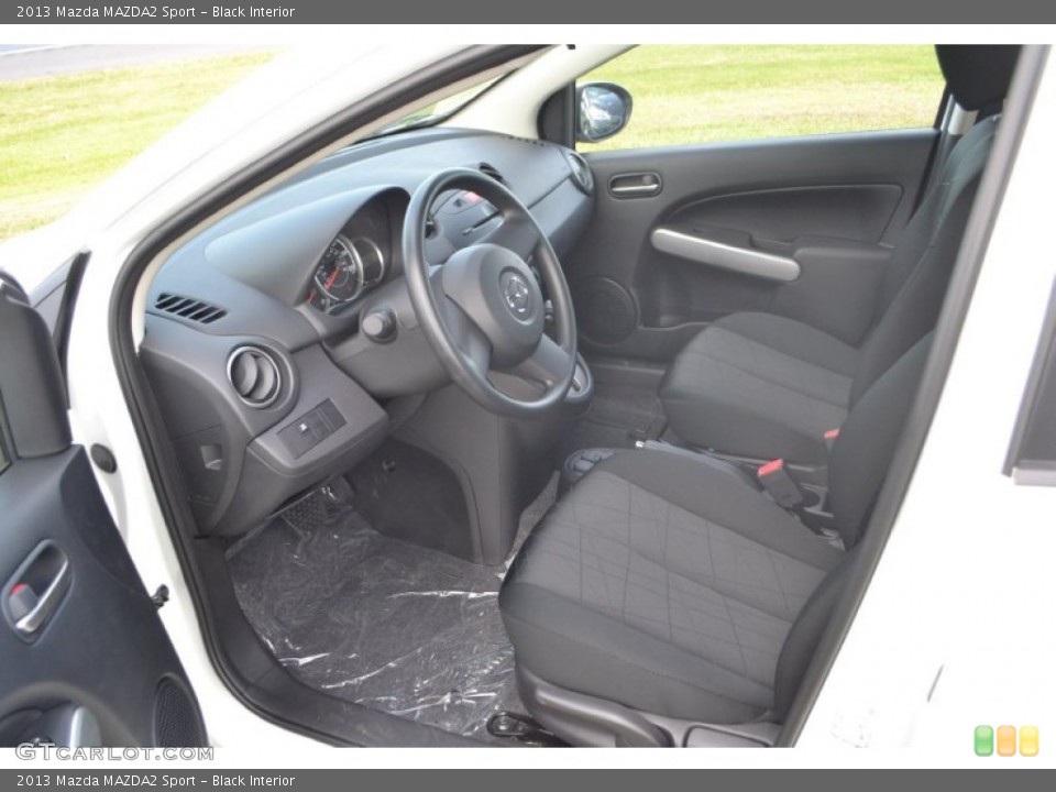 Black Interior Prime Interior for the 2013 Mazda MAZDA2 Sport #83555430
