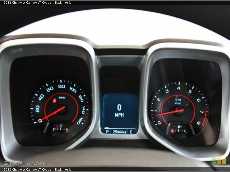 Black Interior Gauges for the 2012 Chevrolet Camaro LT Coupe #83556888