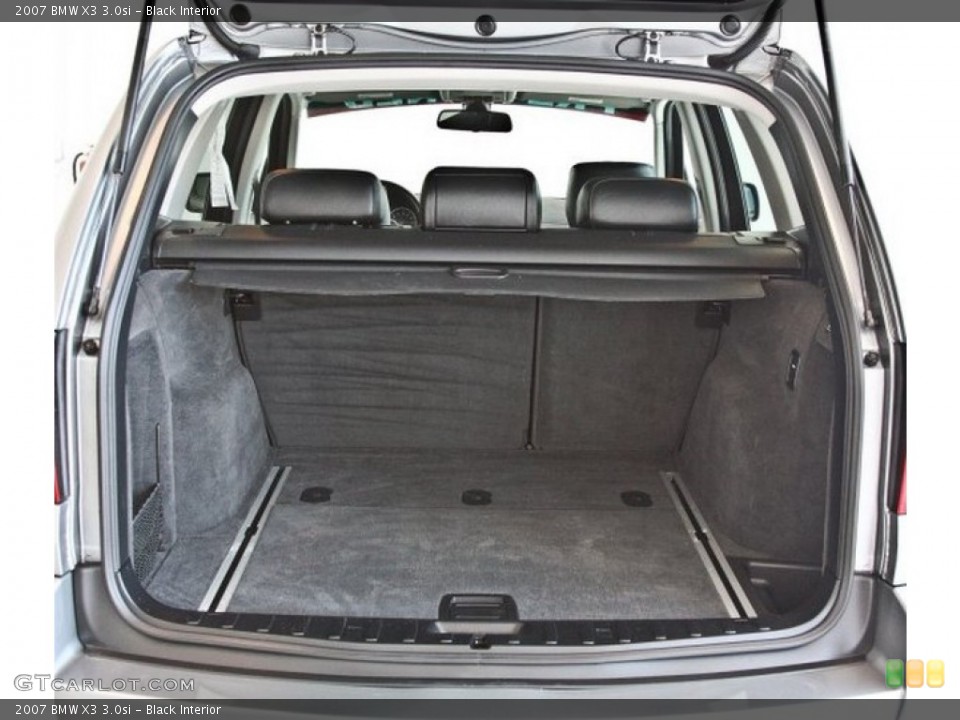 Black Interior Trunk for the 2007 BMW X3 3.0si #83557073