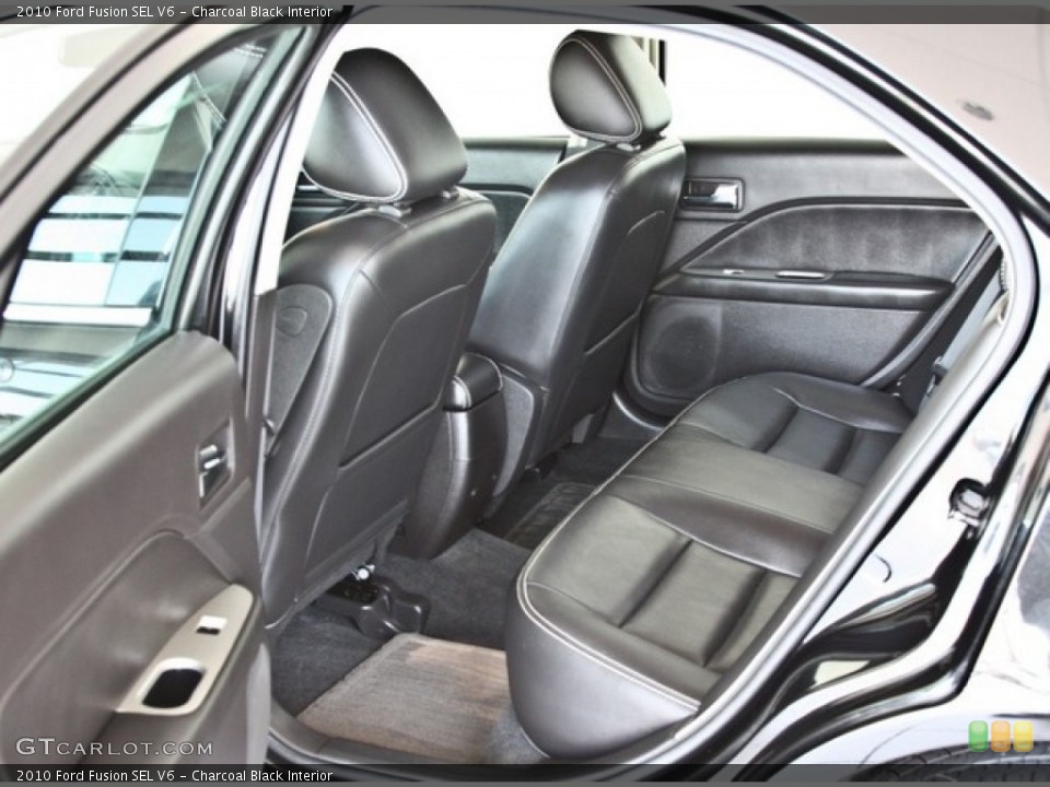 Charcoal Black Interior Rear Seat for the 2010 Ford Fusion SEL V6 #83558001