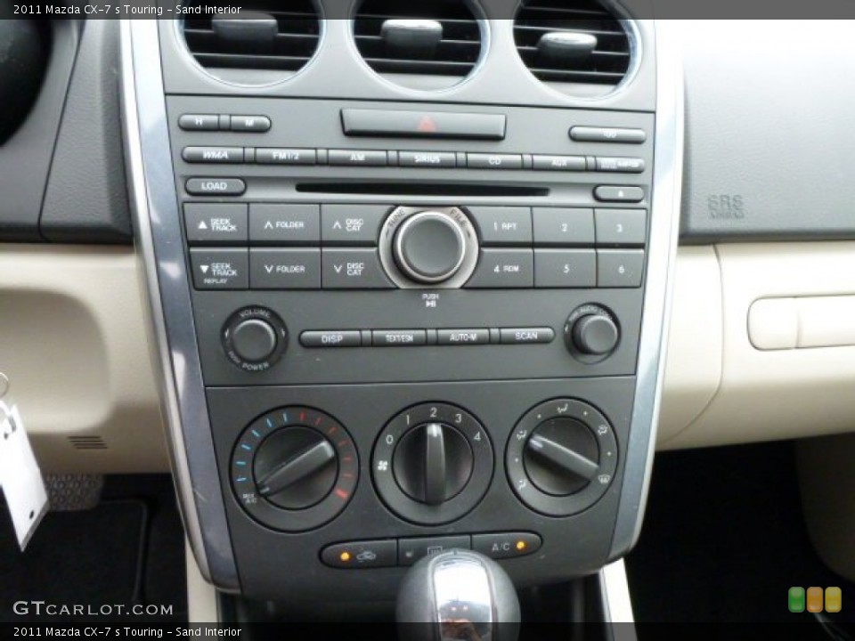 Sand Interior Controls for the 2011 Mazda CX-7 s Touring #83560371