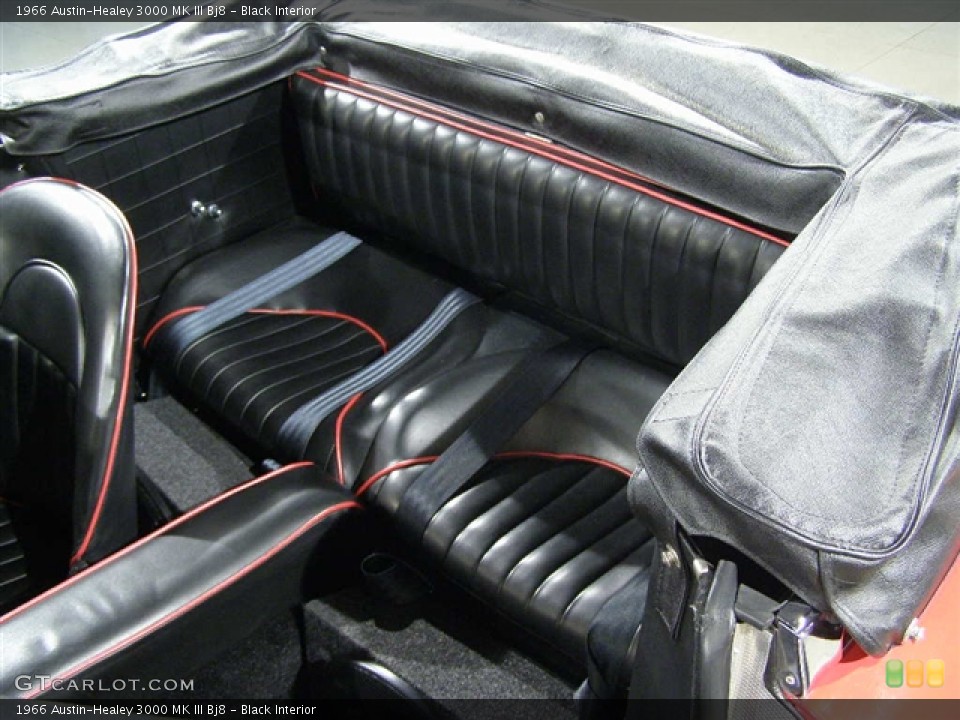 Black Interior Photo for the 1966 Austin-Healey 3000 MK III Bj8 #83562