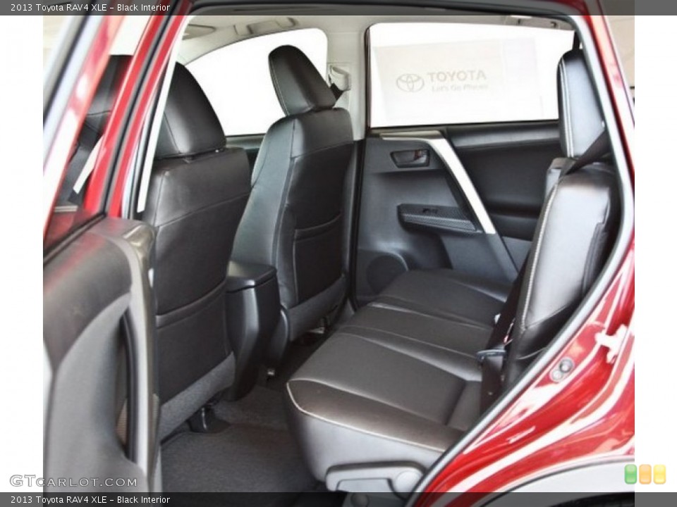 Black Interior Rear Seat for the 2013 Toyota RAV4 XLE #83562099