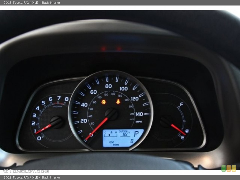 Black Interior Gauges for the 2013 Toyota RAV4 XLE #83562140
