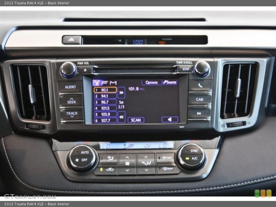 Black Interior Controls for the 2013 Toyota RAV4 XLE #83562162