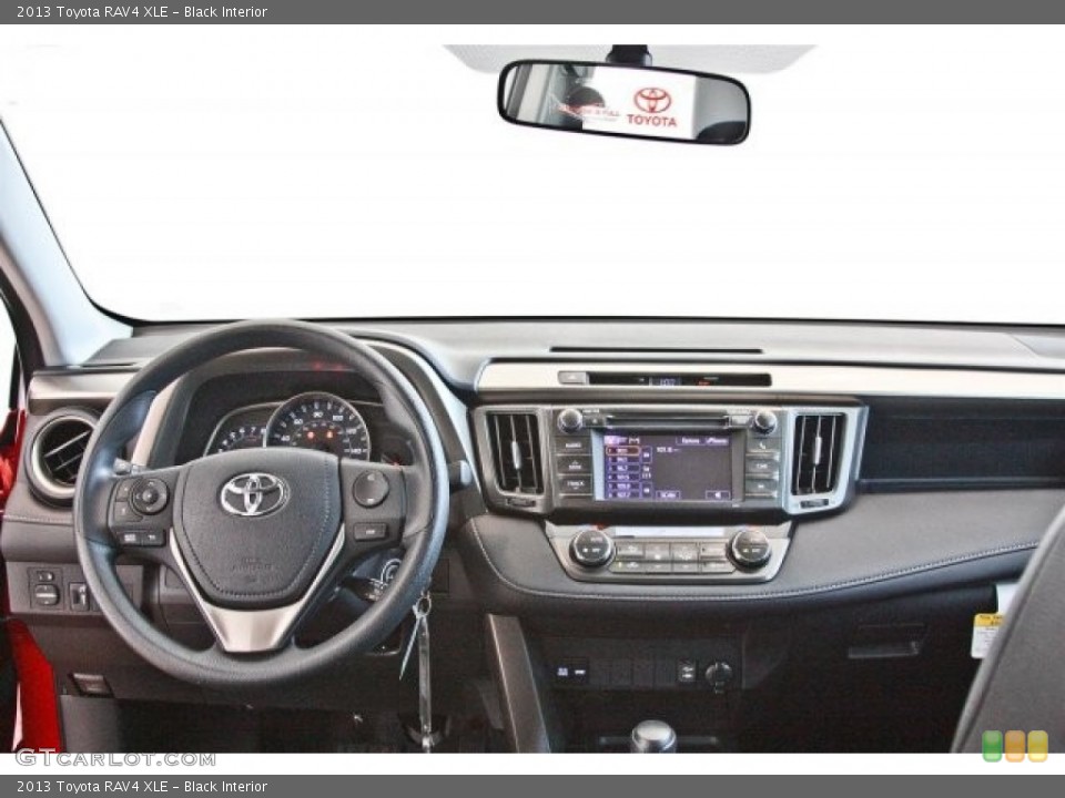 Black Interior Dashboard for the 2013 Toyota RAV4 XLE #83562183