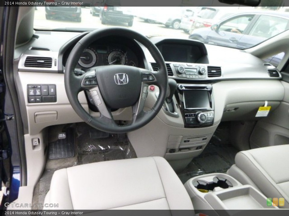 Gray Interior Dashboard for the 2014 Honda Odyssey Touring #83565162